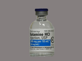 KETAMINE 500 MG/10 ML VIAL