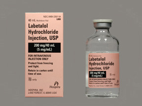 LABETALOL HCL 200 MG/40 ML VL