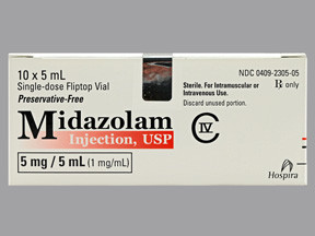 MIDAZOLAM HCL 1 MG/ML VIAL