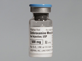 DEFEROXAMINE 500 MG VIAL