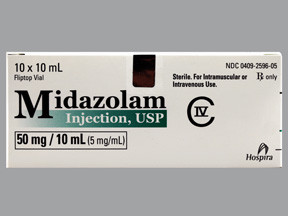 MIDAZOLAM HCL 5 MG/ML VIAL