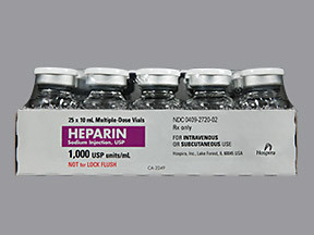 HEPARIN SODIUM 10,000 UNIT/10 ML (1,000 UNIT/ML) VIAL