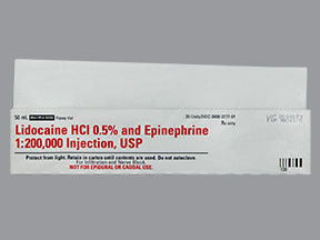 LIDOCAINE 0.5%-EPI 1:200,000