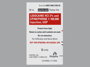 LIDOCAINE 2%-EPI 1:100,000