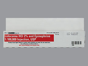 LIDOCAINE 2%-EPI 1:100,000