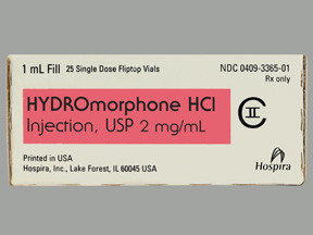 HYDROMORPHONE 2 MG/ML VIAL