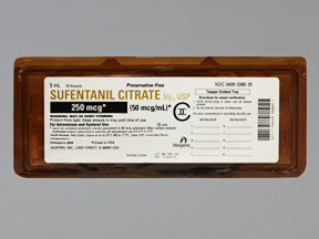 SUFENTANIL 50 MCG/ML AMPUL