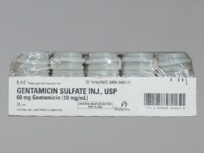 GENTAMICIN 10 MG/ML VIAL