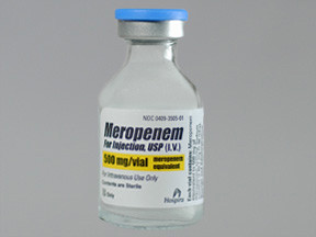 MEROPENEM IV 500 MG VIAL