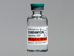 CLINDAMYCIN PH 900 MG/6 ML VL