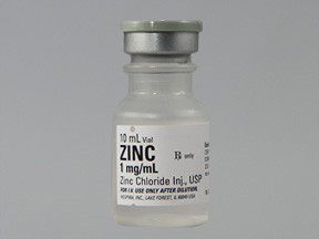ZINC CHLORIDE 10 MG/10 ML VIAL