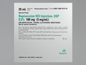 BUPIVACAINE 0.5% AMPUL