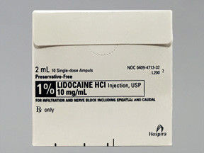 LIDOCAINE HCL 1% AMPUL