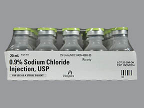 SODIUM CHLORIDE 0.9% VIAL