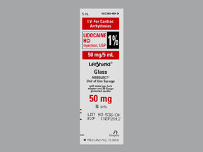 LIDOCAINE HCL 1% ABBOJECT