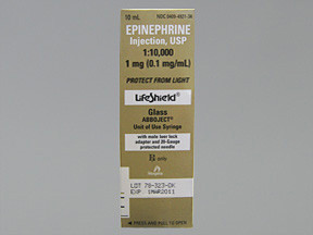 EPINEPHRINE 0.1 MG/ML SYRINGE