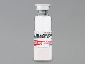 VANCOMYCIN HCL 750 MG VIAL