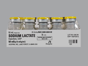 SODIUM LACTATE 5 MEQ/ML VIAL