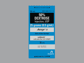 DEXTROSE 50%-WATER SYRINGE