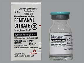 FENTANYL 500 MCG/10 ML VIAL