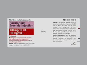 ROCURONIUM 100 MG/10 ML VIAL