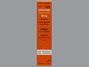 FUROSEMIDE 40 MG/4 ML SYRINGE