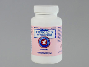 CITRIC ACID GRANULES