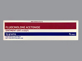 FLUOCINOLONE 0.025% OINTMENT