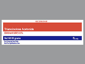 TRIAMCINOLONE 0.1% OINTMENT