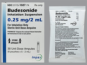 BUDESONIDE 0.25 MG/2 ML SUSP