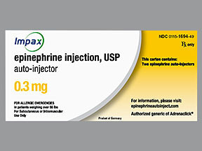 EPINEPHRINE 0.3 MG AUTO-INJECT