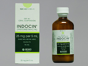 INDOCIN 25 MG/5 ML SUSPENSION