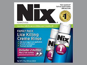 NIX 1% CREME RINSE LIQUID