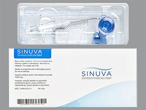 SINUVA 1,350 MCG SINUS IMPLANT