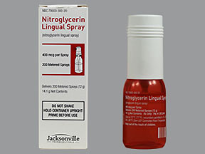 NITROGLYCERIN LINGUAL 0.4 MG