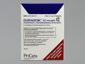 DURAGESIC 12 MCG/HR PATCH