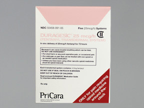 DURAGESIC 25 MCG/HR PATCH