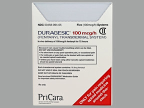 DURAGESIC 100 MCG/HR PATCH