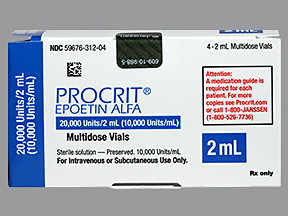 PROCRIT 10,000 UNITS/ML VIAL