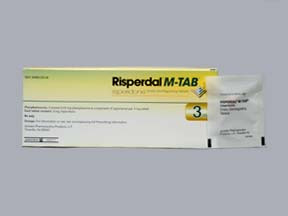 RISPERDAL M-TAB 3 MG ODT