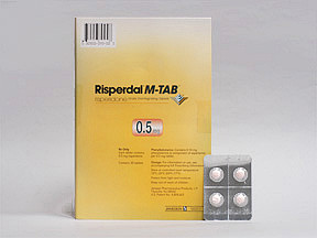 RISPERDAL M-TAB 0.5 MG ODT