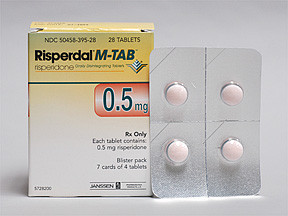 RISPERDAL M-TAB 0.5 MG ODT