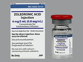 ZOLEDRONIC ACID 4 MG/5 ML VIAL