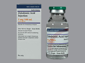 ZOLEDRONIC ACID 5 MG/100 ML