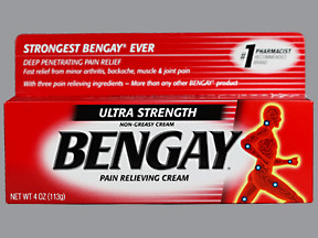 BENGAY ULTRA STRENGTH CREAM