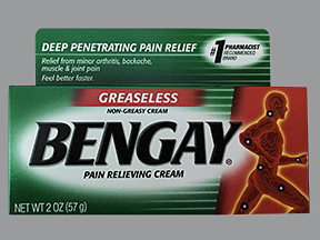 BENGAY GREASELESS CREAM