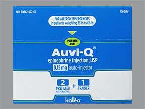 AUVI-Q 0.15 MG AUTO-INJECTOR