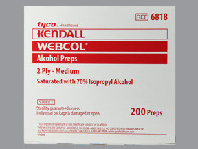 WEBCOL ALCOHOL PREPS