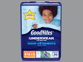 GOODNITES UNDERWEAR L-XL BOYS