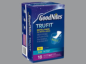 GOODNITES TRU-FIT S-M LINERS